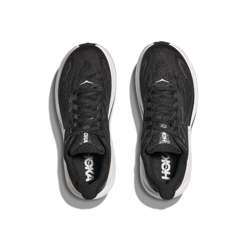 Hoka Clifton 10 Black and White