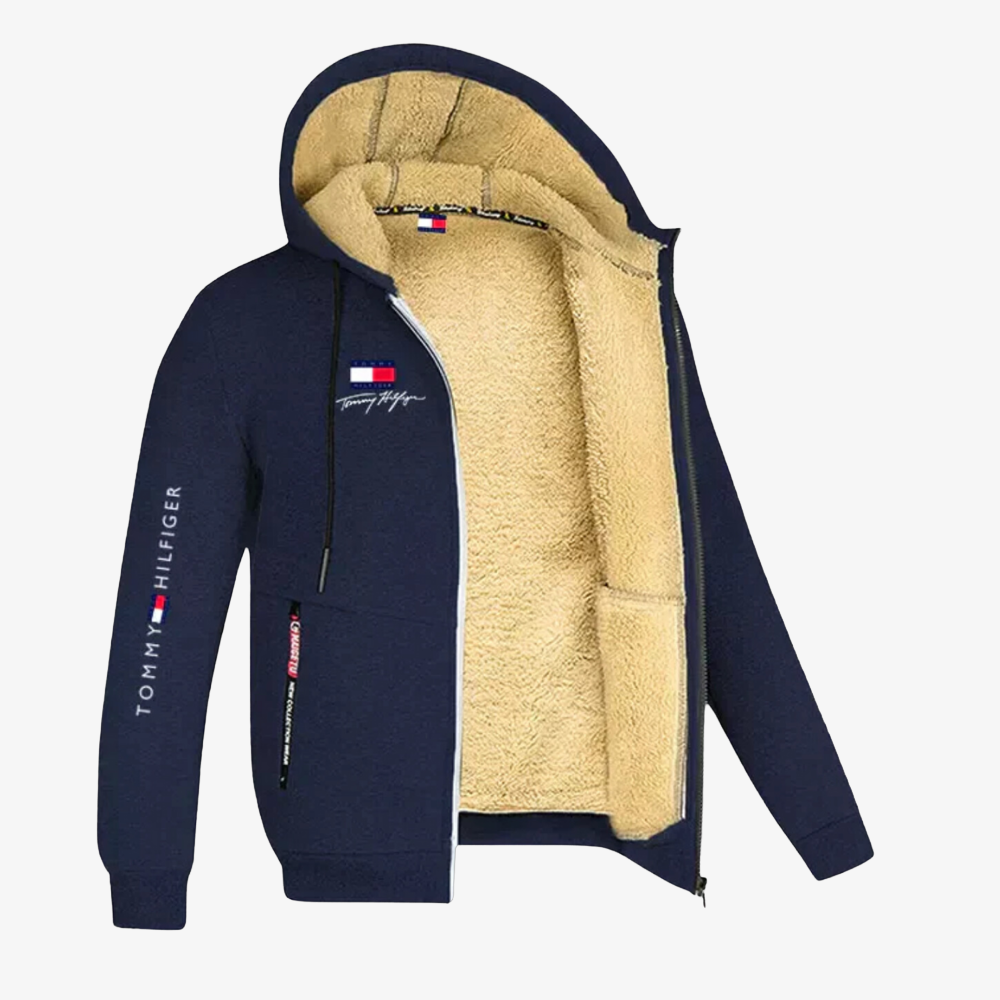 Fleece Hoodie with Fur Lining