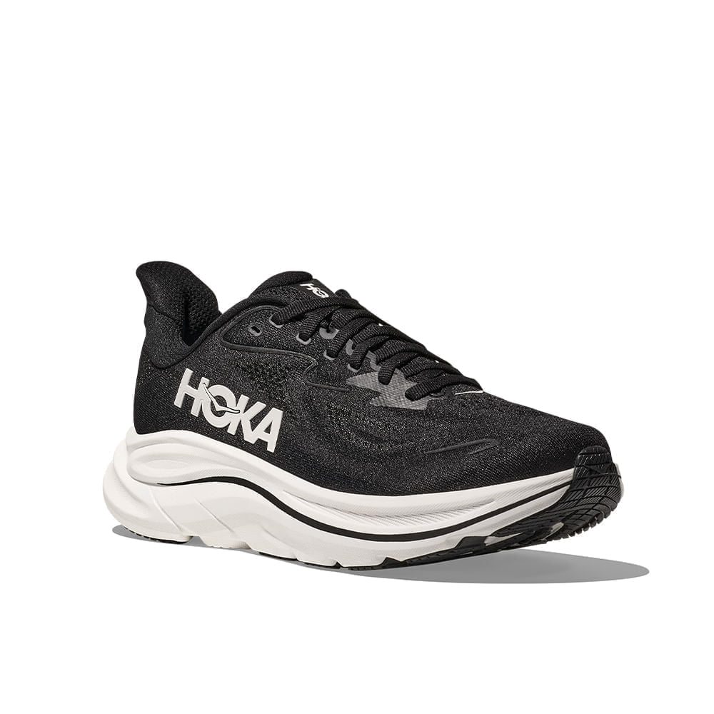 Hoka Clifton 10 Black and White