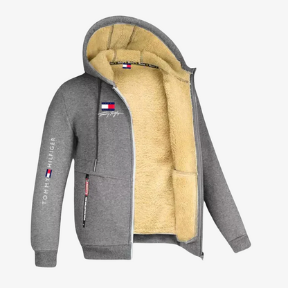 Fleece Hoodie with Fur Lining