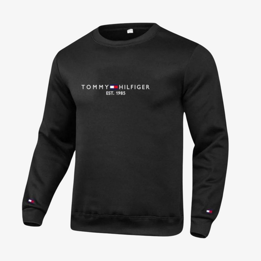 Sweatshirt with Round Neck