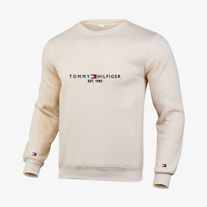 Sweatshirt with Round Neck