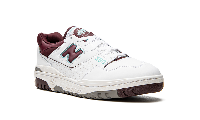 New Balance 550 Burgundy Cyan