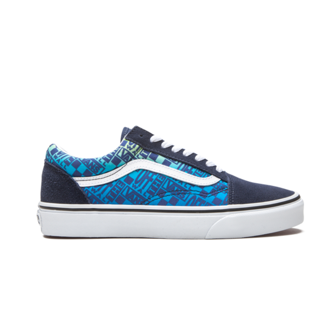 Vans Old Skool Off the Wall Logos - Blue
