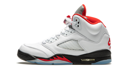 Jordan 5 Retro Fire Red Silver Tongue
