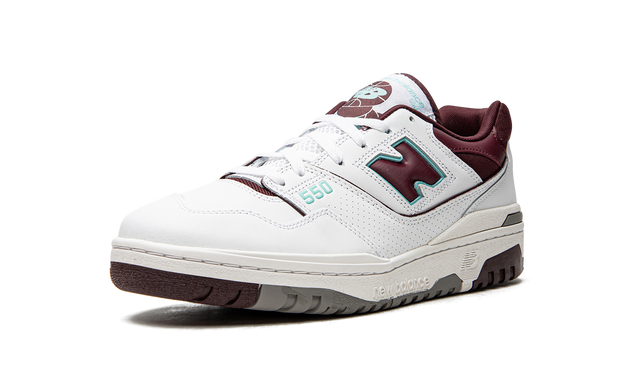 New Balance 550 Burgundy Cyan
