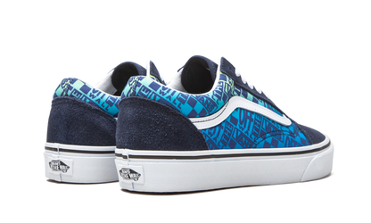 Vans Old Skool Off the Wall Logos - Blue