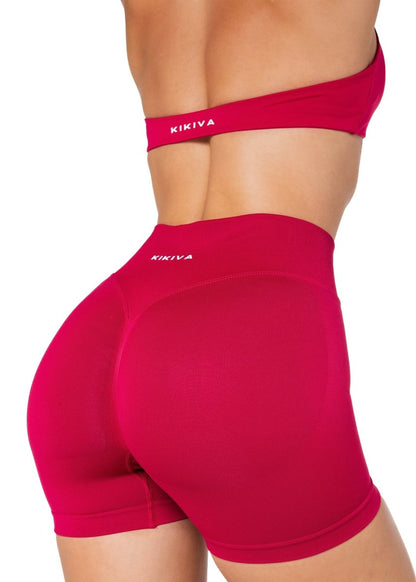 HIGH Dynamic Seamless Short - Scarlett Ruby-Red