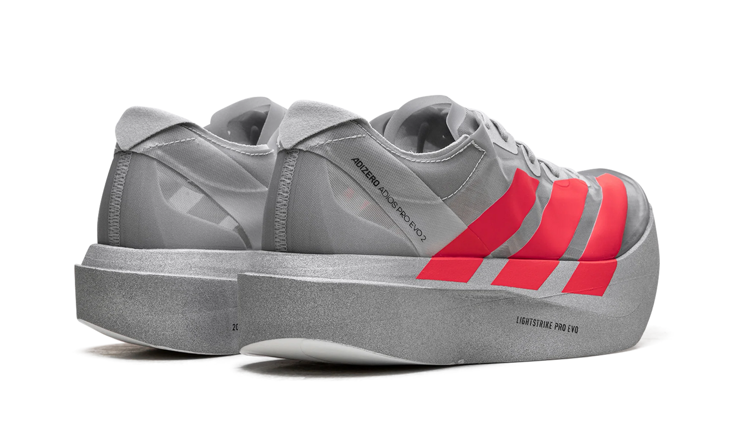 Adidas Adizero Adios Pro Evo 2 "Silver Metallic/Lucid Red/Grey Two"