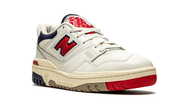 New Balance 550 Aimé Leon Dore  White Navy Red