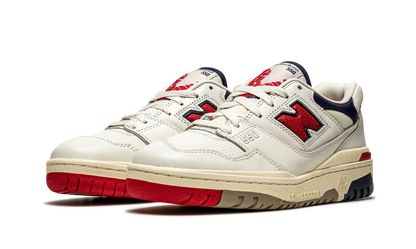 New Balance 550 Aimé Leon Dore  White Navy Red