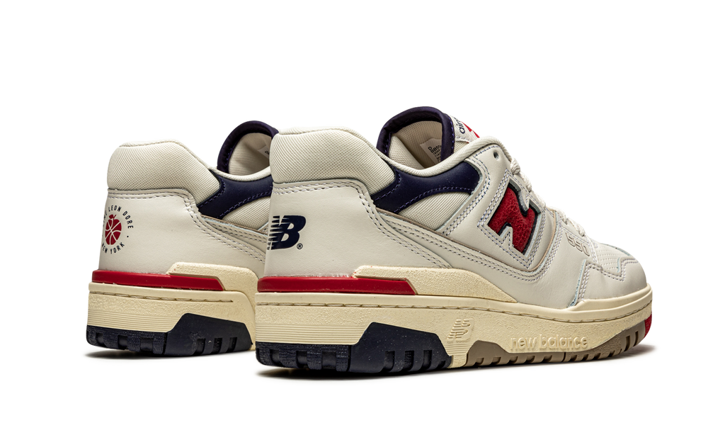New Balance 550 Aimé Leon Dore  White Navy Red