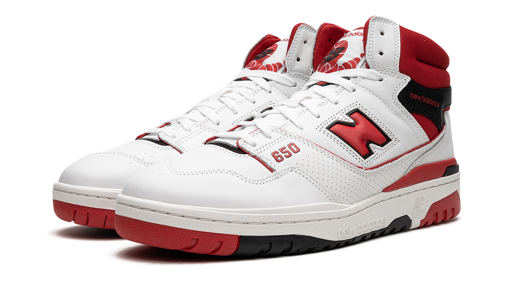 New Balance 650 White/Red