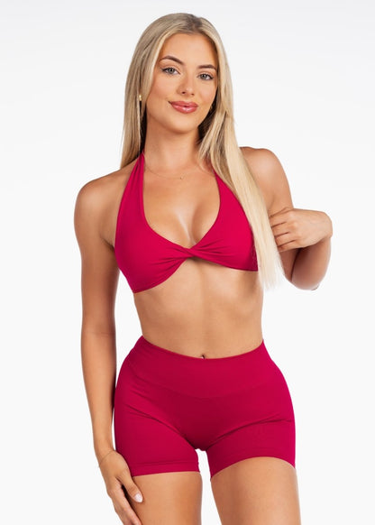 LOW Dynamic Seamless Short - Scarlett-Ruby Red