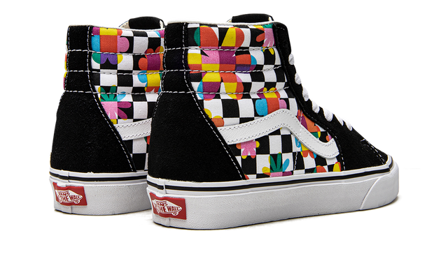 Vans SK8-Hi "Floral Checkerboard"
