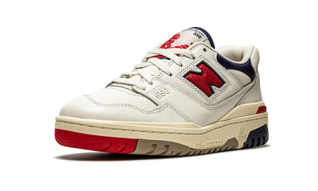 New Balance 550 Aimé Leon Dore  White Navy Red