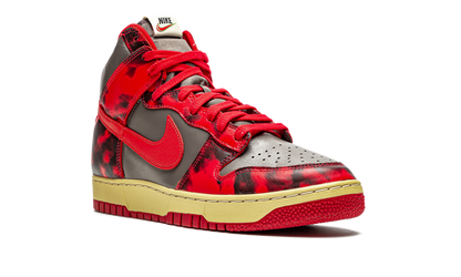 Nike Dunk High Red Acid Wash
