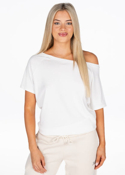 Off The Shoulder Tee - White