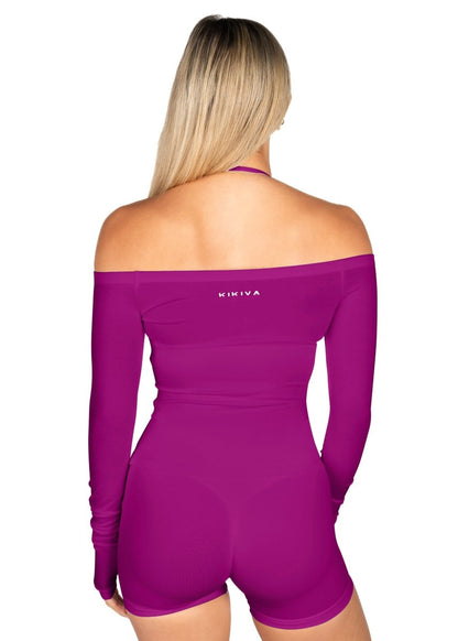 Off The Shoulder Top - Magenta