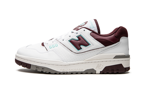 New Balance 550 Burgundy Cyan